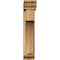 Ekena Millwork Westlake Traditional Rough Sawn Bracket w/ Offset Brace, Western Red Cedar, 6"W x 22"D x 30"H BKT0604X22X30WTL01RWR - alternate 3